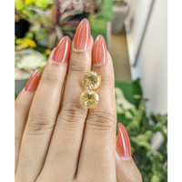 6.45 Ct.Tw.Total Carat Weight Citrine Pair from Brazil Life Style