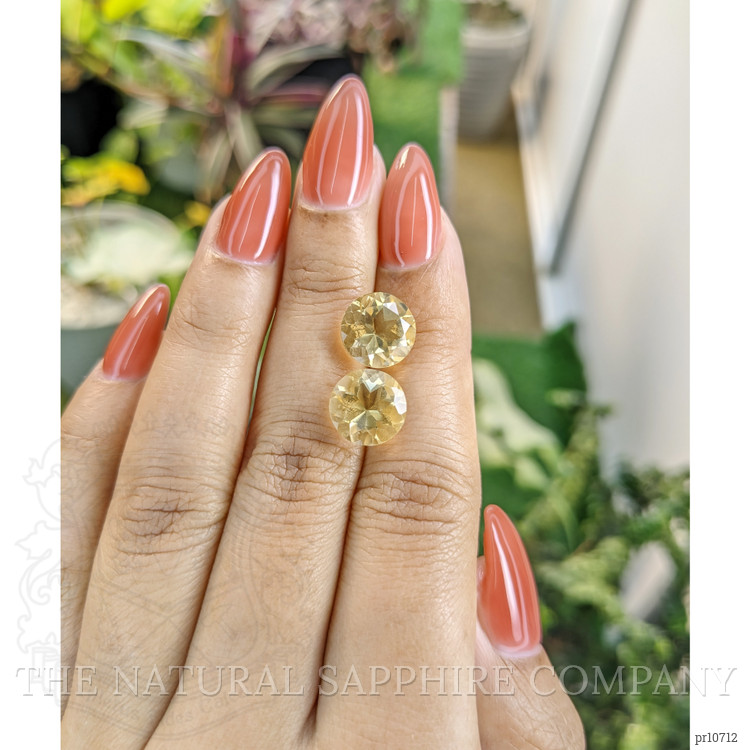6.45 Ct.Tw. Citrine Pair from Brazil