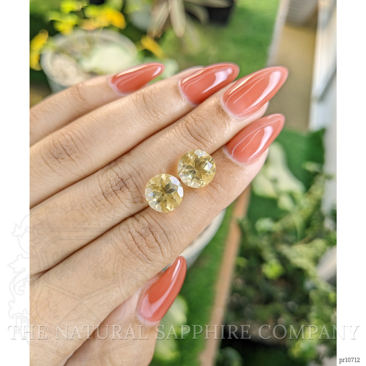 6.45 Ct.Tw. Citrine Pair from Brazil