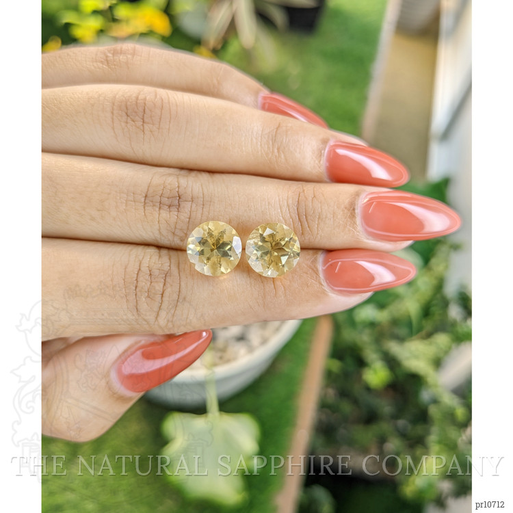 6.45 Ct.Tw. Citrine Pair from Brazil