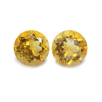 5.65 Ct.Tw. Round Citrine Pair