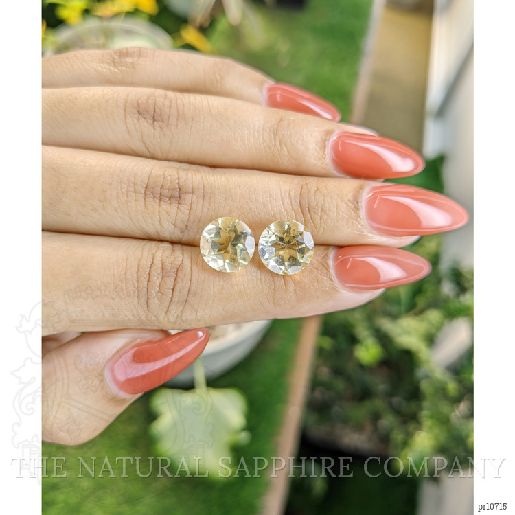 5.95 Ct.Tw. Citrine Pair from Brazil