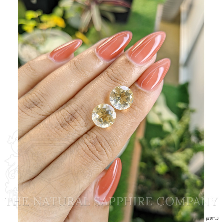 5.95 Ct.Tw. Citrine Pair from Brazil