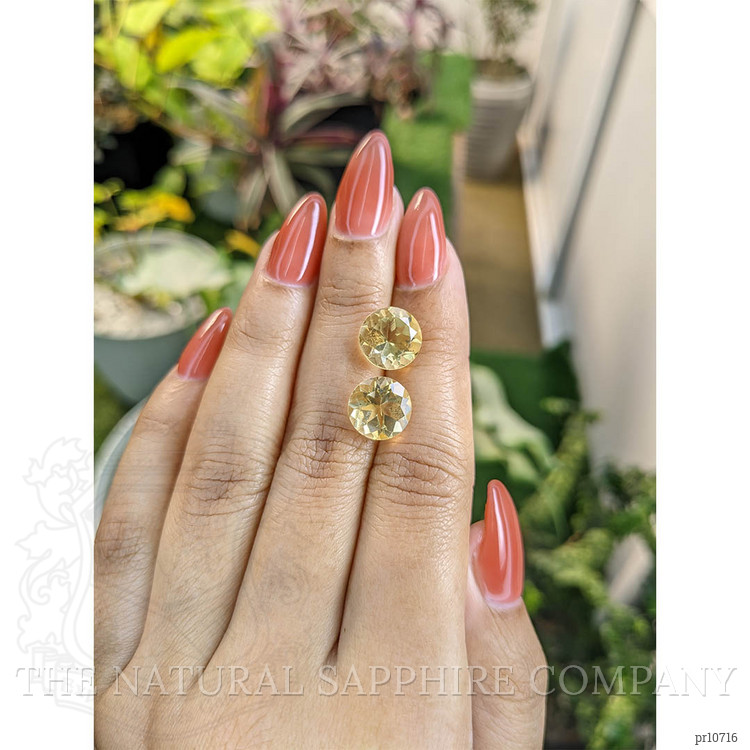 6.77 Ct.Tw. Citrine Pair from Brazil