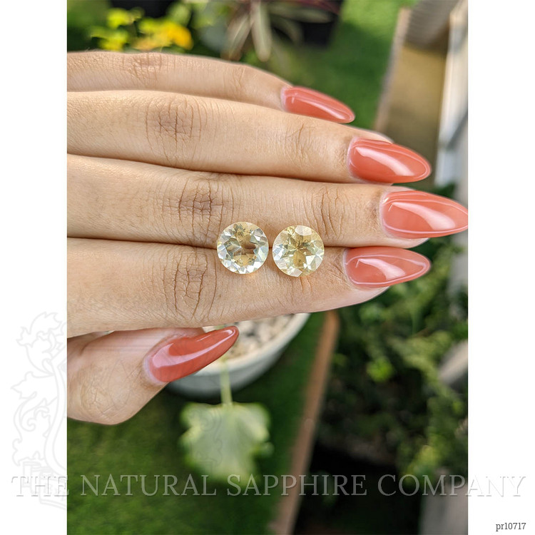 6.39 Ct.Tw. Citrine Pair from Brazil