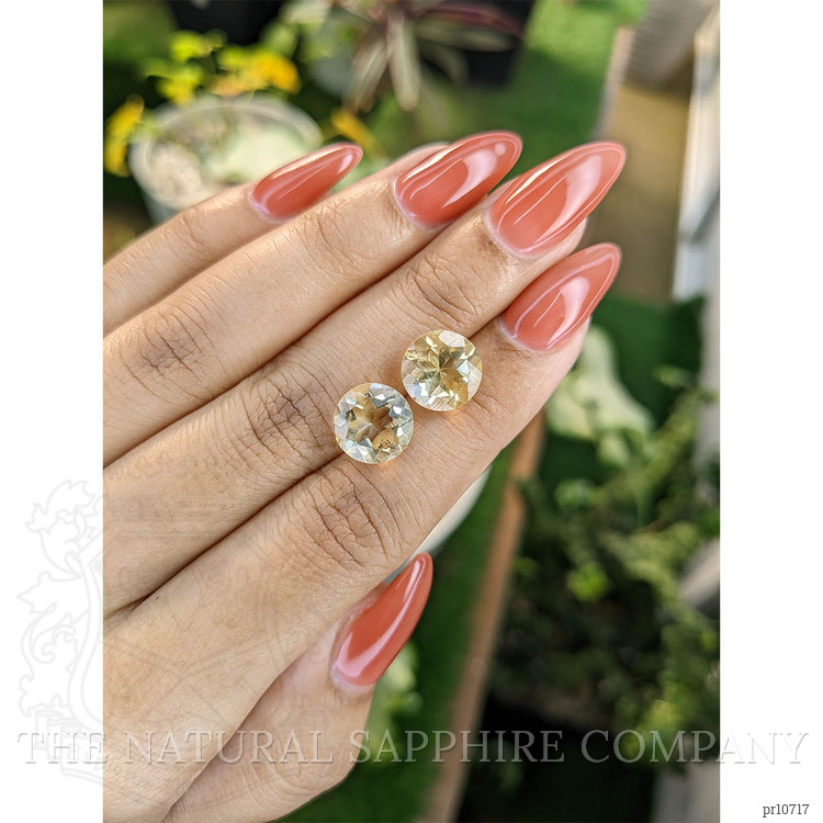 6.39 Ct.Tw. Citrine Pair from Brazil