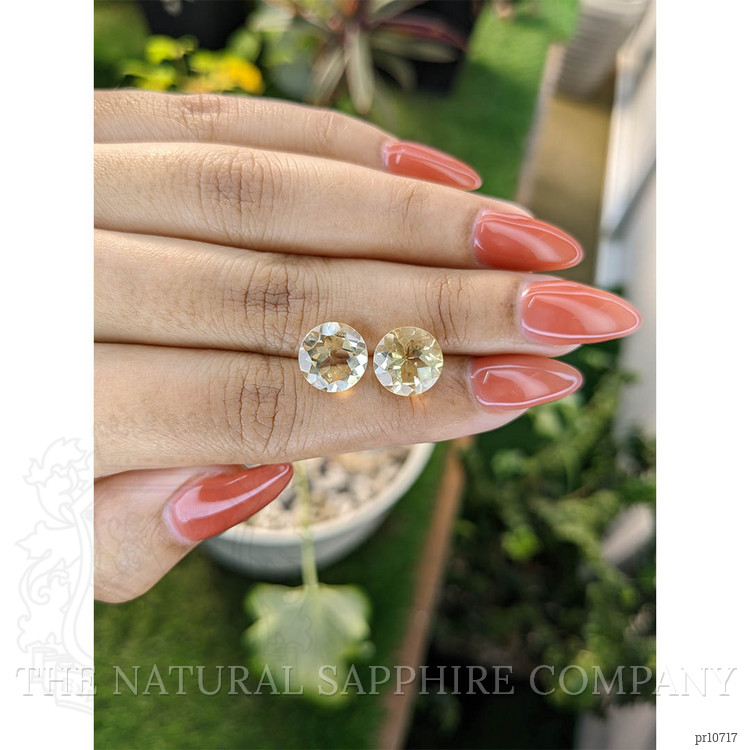 6.39 Ct.Tw. Citrine Pair from Brazil