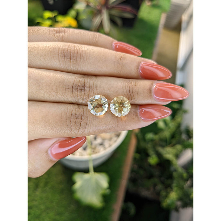 6.39 Ct.Tw. Citrine Pair from Brazil