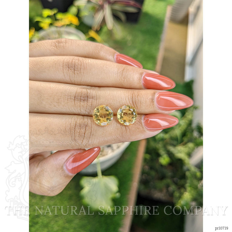 5.99 Ct.Tw. Citrine Pair from Brazil