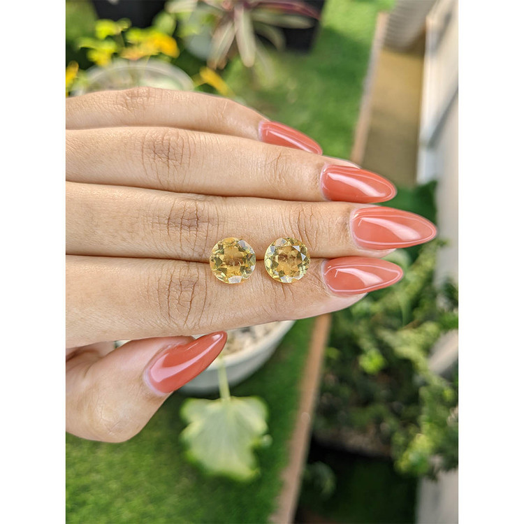 5.99 Ct.Tw. Citrine Pair from Brazil