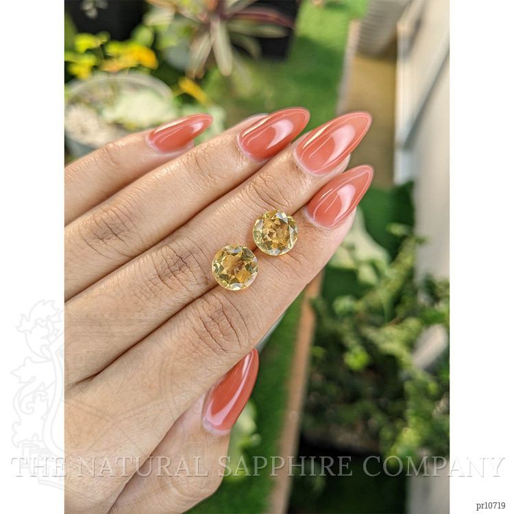 5.99 Ct.Tw. Citrine Pair from Brazil