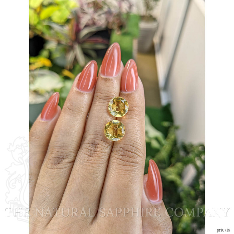 5.99 Ct.Tw. Citrine Pair from Brazil