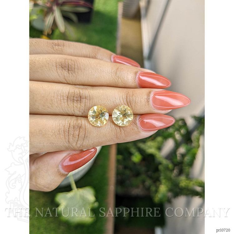 6.29 Ct.Tw. Citrine Pair from Brazil