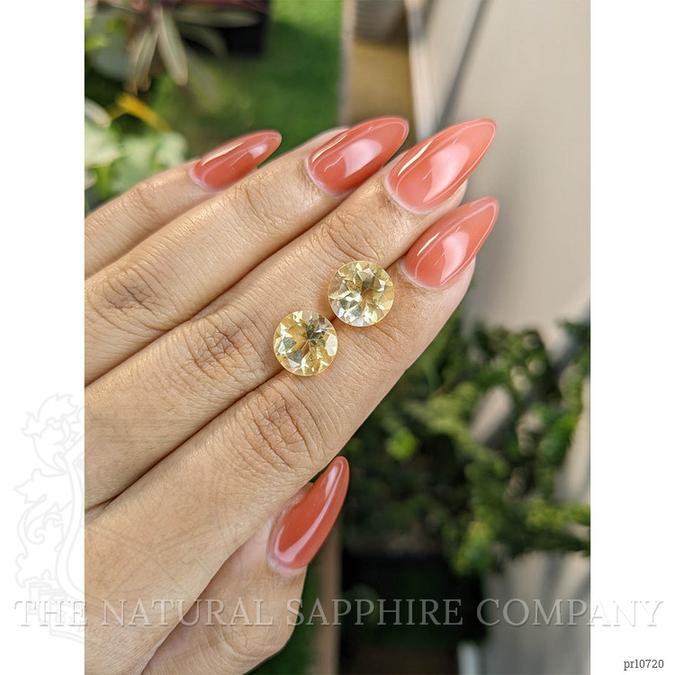 6.29 Ct.Tw. Citrine Pair from Brazil