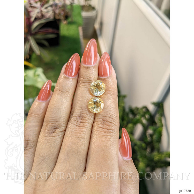 6.29 Ct.Tw. Citrine Pair from Brazil