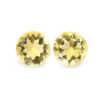 6.46 Ct.Tw. Round Citrine Pair