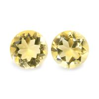 6.46 Ct.Tw.Total Carat Weight Citrine Pair from Brazil Image