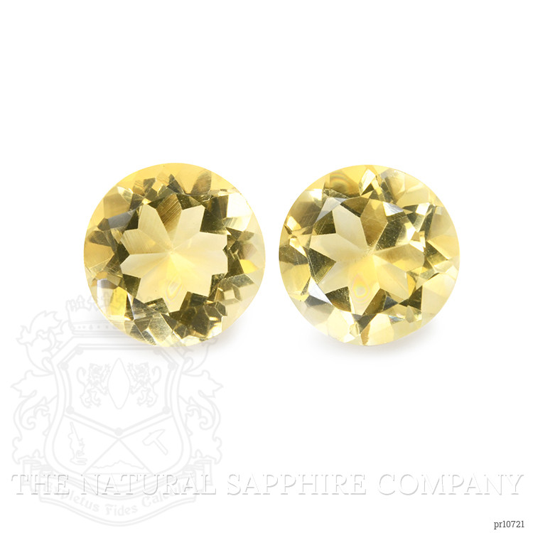 6.46 Ct.Tw. Citrine Pair from Brazil