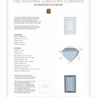 7.12&nbsp;Ct.Tw.Total Carat Weight Tourmaline Pair from Mozambique 3 D Scan Report