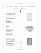 7.12&nbsp;Ct.Tw.Total Carat Weight Tourmaline Pair from Mozambique 3 D Scan Report
