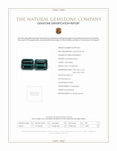 4.00 Ct.Tw.Total Carat Weight Tourmaline Pair from Mozambique Scan Report