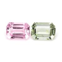 3.84 Ct.Tw.Total Carat Weight Tourmaline Pair from Mozambique Video