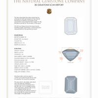 3.84&nbsp;Ct.Tw.Total Carat Weight Tourmaline Pair from Mozambique 3 D Scan Report