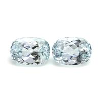 5.60 Ct.Tw.Total Carat Weight Aquamarine Pair from Brazil Video