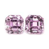 8.02 Ct.Tw.Total Carat Weight Kunzite Pair from Afghanistan Video
