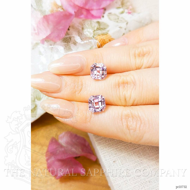 8.02 Ct.Tw. Kunzite Pair from Afghanistan