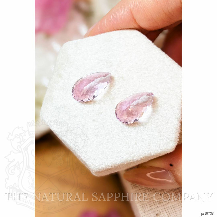 10.91 Ct.Tw. Kunzite Pair from Afghanistan