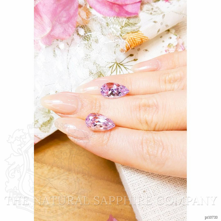 10.91 Ct.Tw. Kunzite Pair from Afghanistan