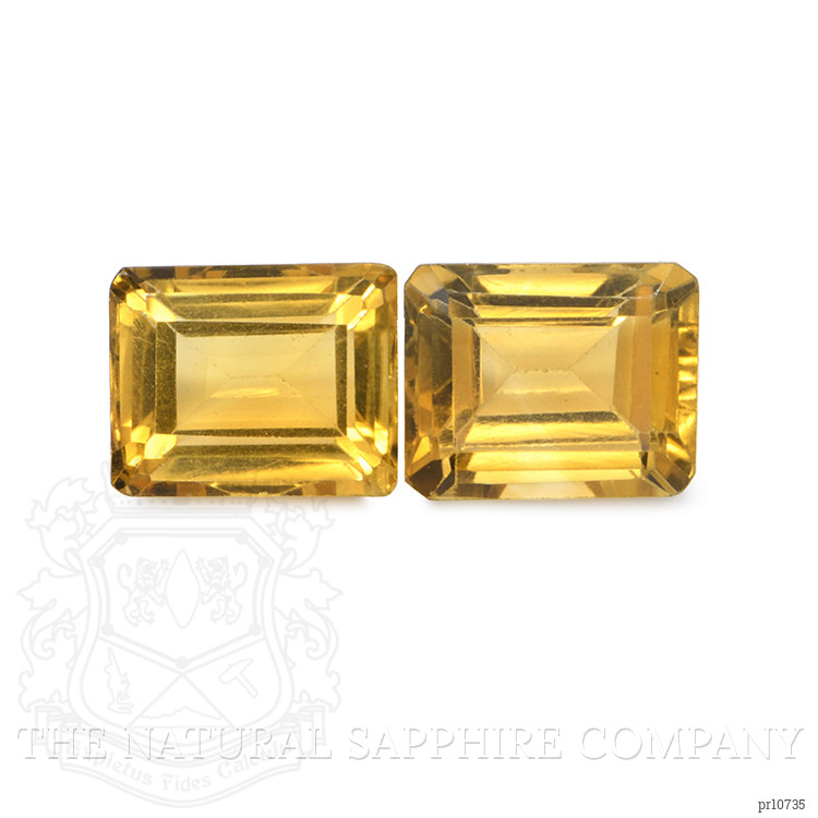 7.56 Ct.Tw. Citrine Pair from Brazil