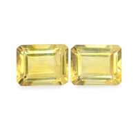 5.81 Ct.Tw. Emerald Citrine Pair