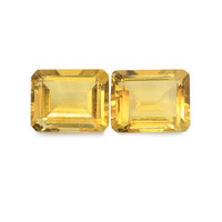 6.38 Ct.Tw.Total Carat Weight Citrine Pair from Brazil Image
