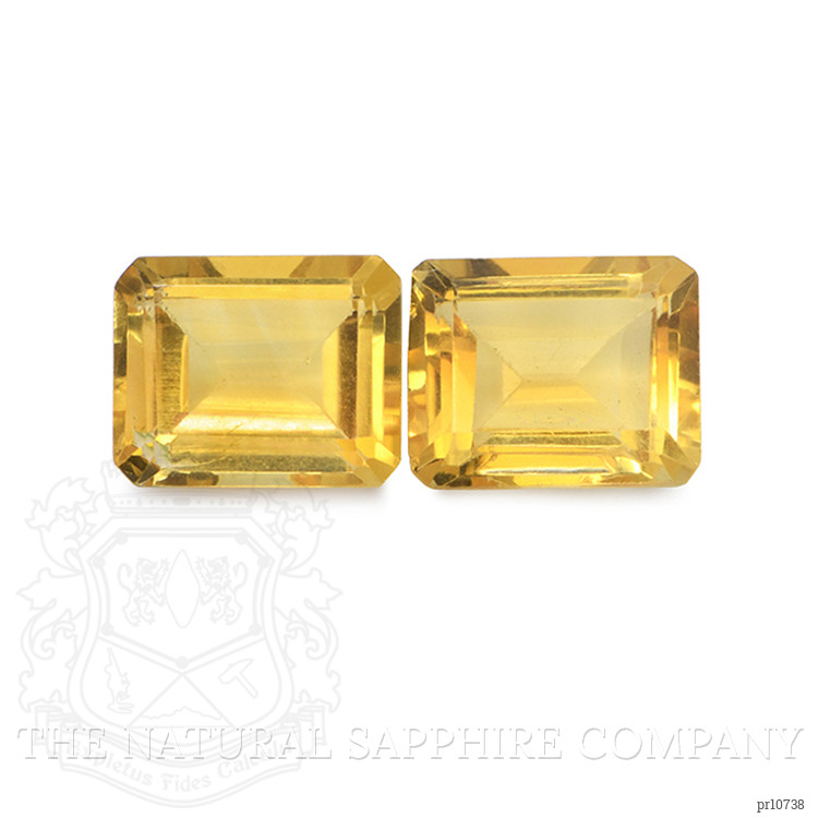 6.38 Ct.Tw. Citrine Pair from Brazil