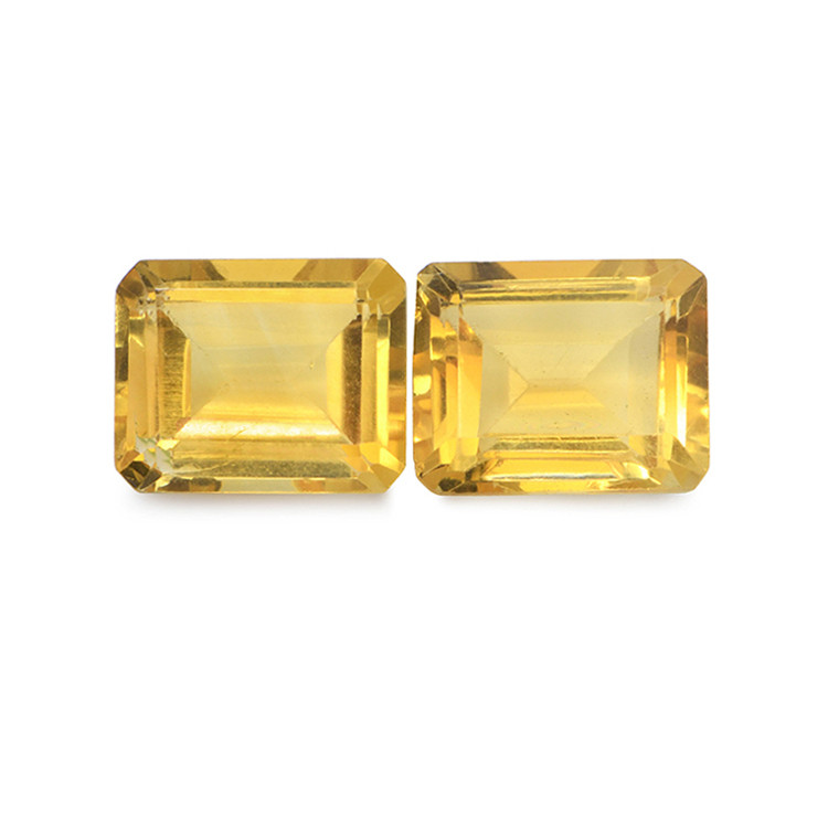 6.38 Ct.Tw. Citrine Pair from Brazil