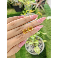 6.96 Ct.Tw.Total Carat Weight Citrine Pair from Brazil Life Style