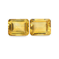 6.37 Ct.Tw.Total Carat Weight Citrine Pair from Brazil Image