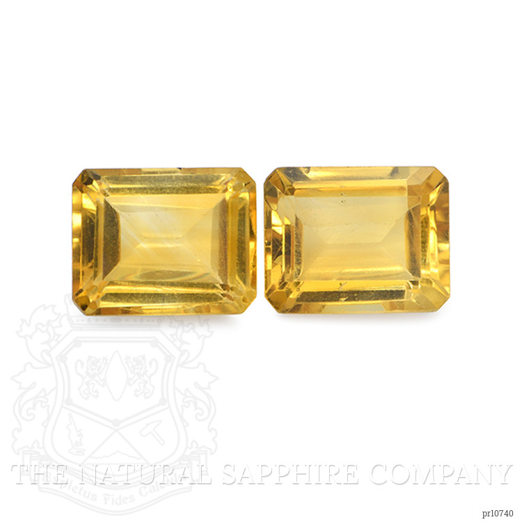 6.37 Ct.Tw. Citrine Pair from Brazil