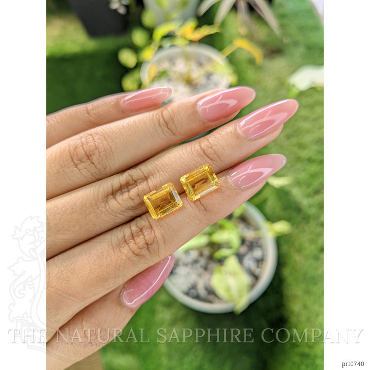 6.37 Ct.Tw. Citrine Pair from Brazil