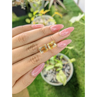 6.31&nbsp;Ct.Tw.Total Carat Weight Citrine Pair from Brazil Life Style