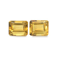 7.43 Ct.Tw.Total Carat Weight Citrine Pair from Brazil Image