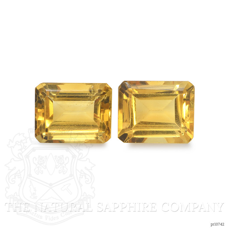 7.43 Ct.Tw. Citrine Pair from Brazil