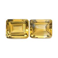 7.39 Ct.Tw.Total Carat Weight Citrine Pair from Brazil Image