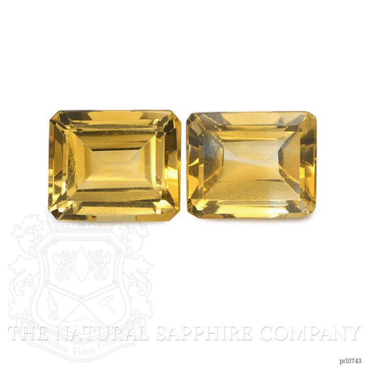 7.39 Ct.Tw. Citrine Pair from Brazil