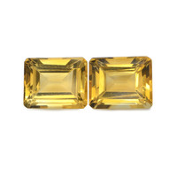 7.04 Ct.Tw.Total Carat Weight Citrine Pair from Brazil Image