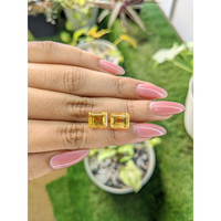7.04 Ct.Tw.Total Carat Weight Citrine Pair from Brazil Life Style