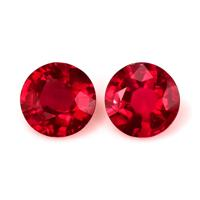 1.35&nbsp;Ct.Tw.Total Carat Weight Ruby Pair from Mozambique Video