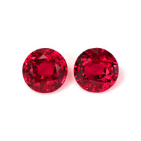 1.41 Ct.Tw.Total Carat Weight Ruby Pair from Mozambique Video